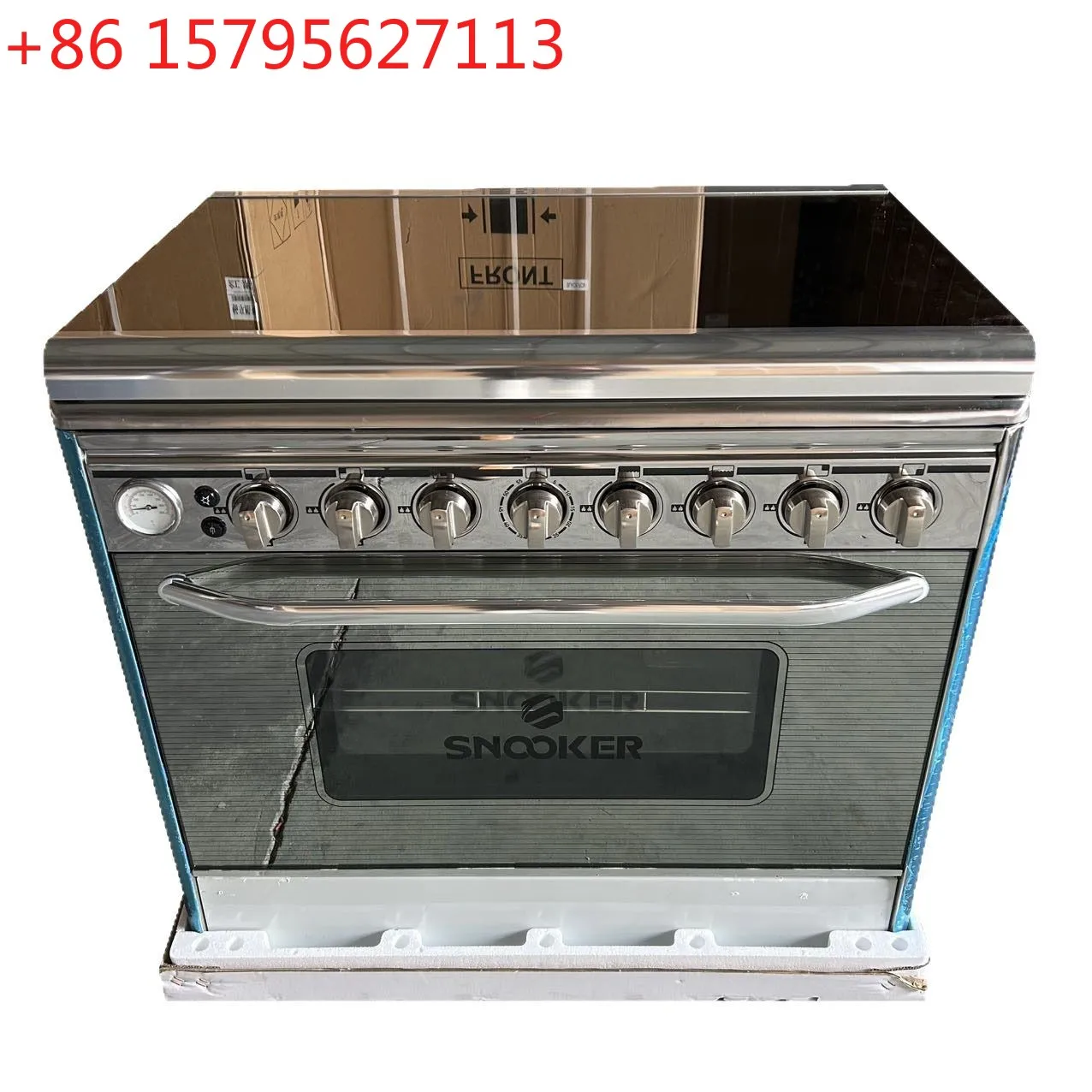 Multifunctional vertical timer Foreign trade thickened box British standard 5 gas oven