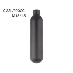 0.22L 220CC Aluminum Bottles 200BAR 3000PSI CO2 Air Tank Station Scuba Gas Cylinder HPA Pneumatic Cylinder For Aquarium Diving