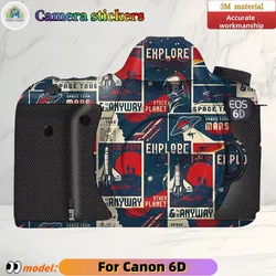 For Canon 6D Camera stickers, DIY skin,Precision tailoring wear-resistant protective film