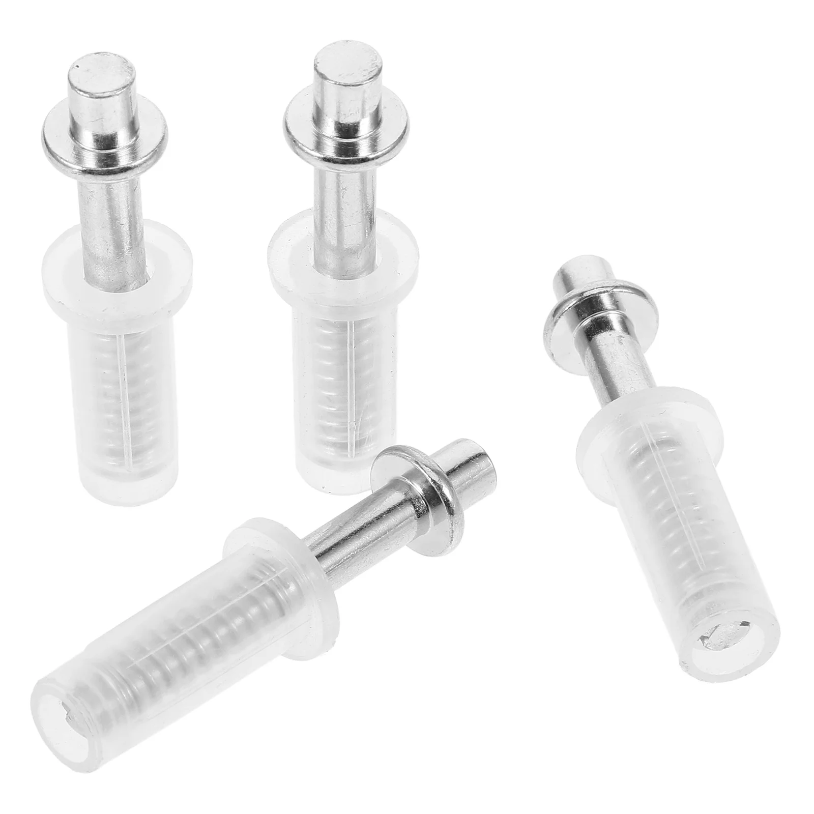 

4Pcs Bifold Door Pivot Hinges Set Metal Plastic Top Pivots for Closet Folding Doors Hardware Replacement Kit Smooth Quiet