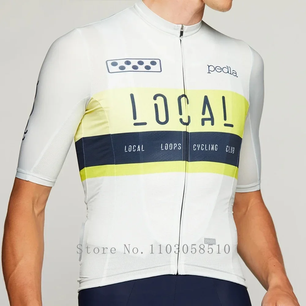 

The pedla Comfortable Cycling Clothing Men,Breathable Lightweight Bike Shirts, Slim Fit Pro Team Bicycle Clothing,Cycling Jersey