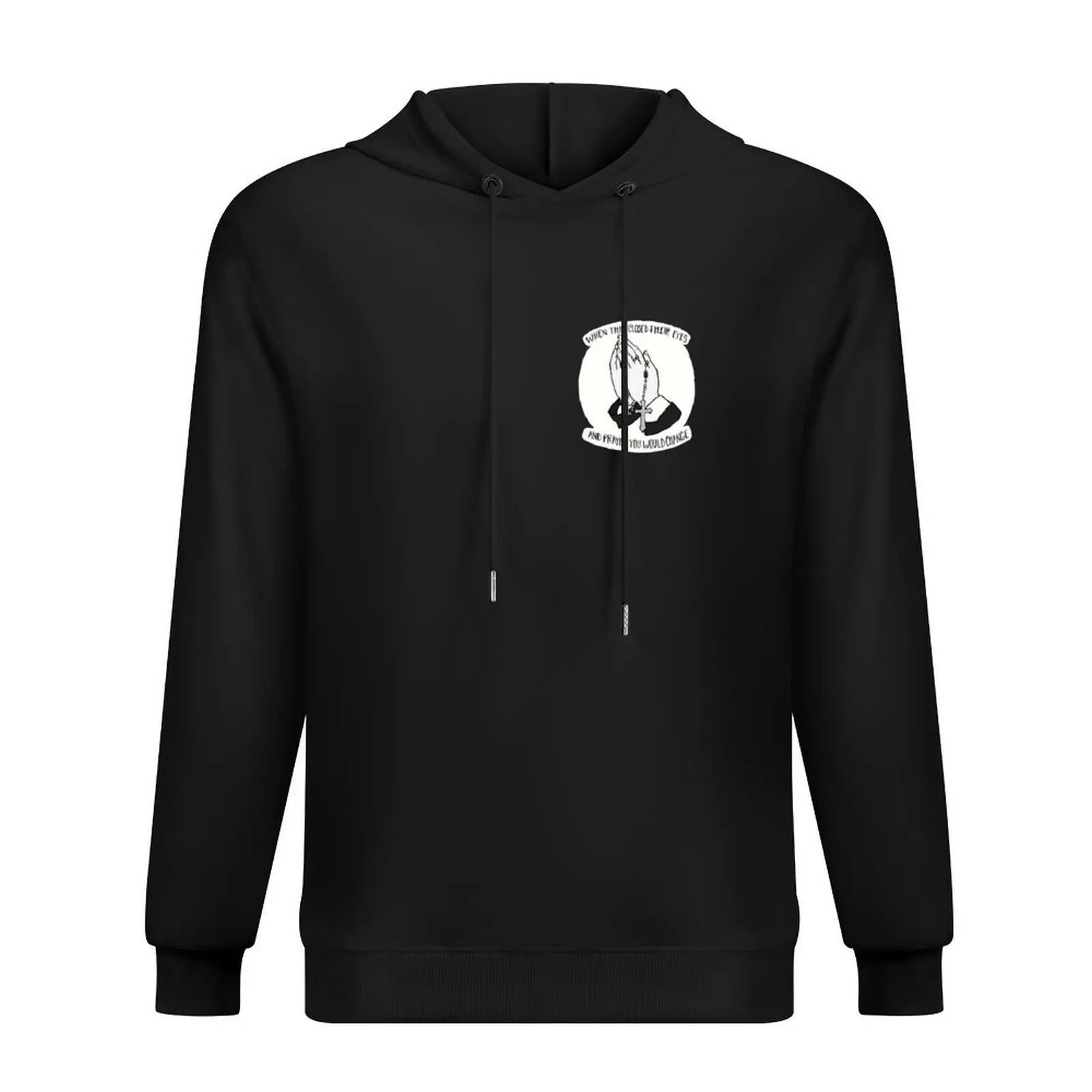 

Twin size mattress praying Hoodie mens clothes autumn men's autumn clothes men's coat graphic hoodies