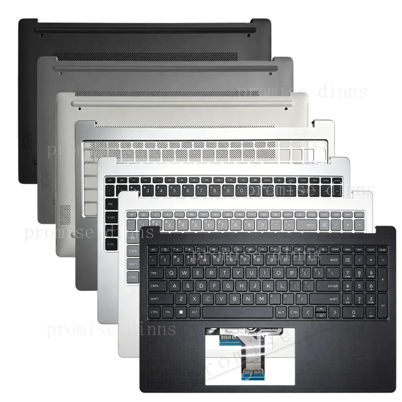 M  For HP 15-FC 15-FD TPN-Q286 TPN-Q287 Palmrest cover with keyboard/bottom