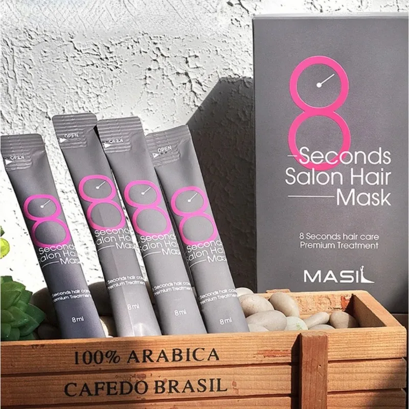 8 Seconds Salon Hair Mask Hair Care Premium Treatment Keratin Repairing Supple Hydration Cream Dry Damaged Gift