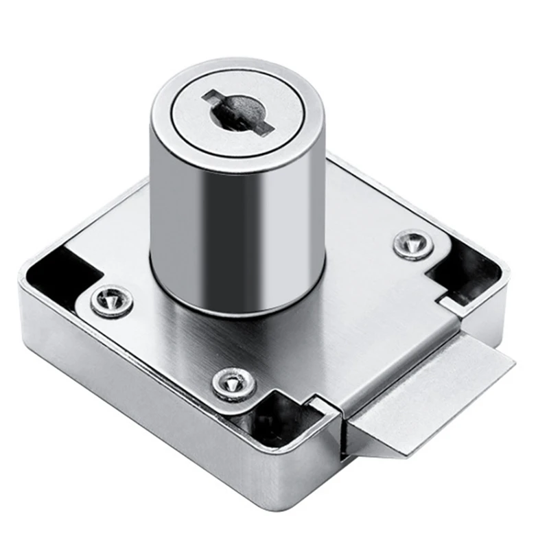 3CGRO-Office Desk Drawer Lock Zinc Alloy Anti Theft For Furniture Cabinet Door Lock File Cabinet Lock Same Key