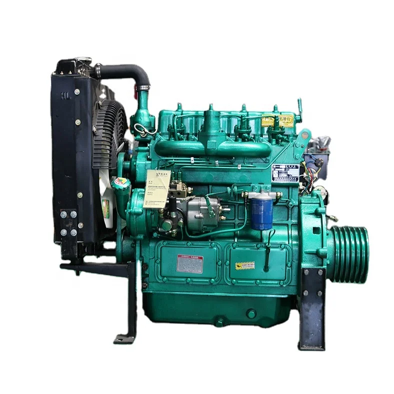 Bom preço 100HP polia motor diesel com embreagem