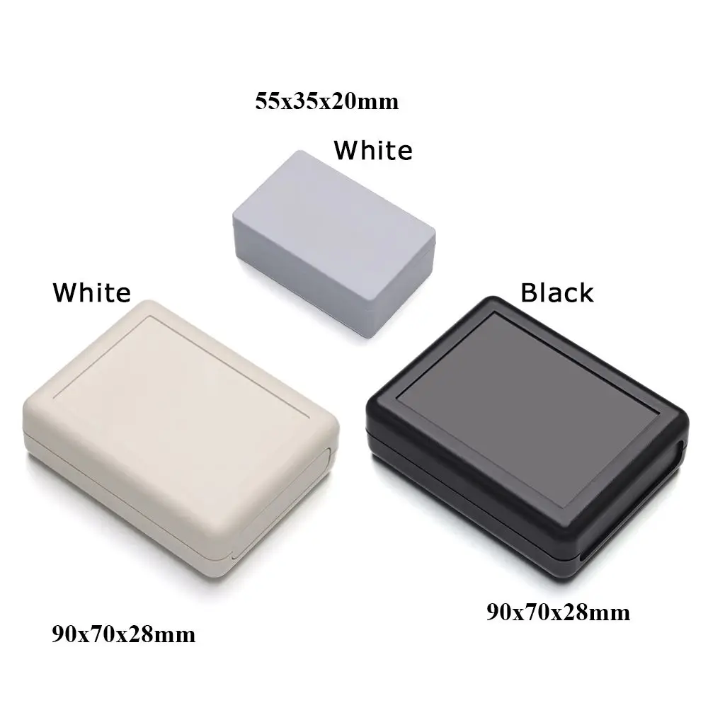 1/2 szt. Obudowa obudowa plastikowa skrzynka projektowa płytka drukowana projekt elektroniczny 55*35*20mm/90x70x28mm DIY skrzynki przyłączeniowe drutu — zdjęcie 4
