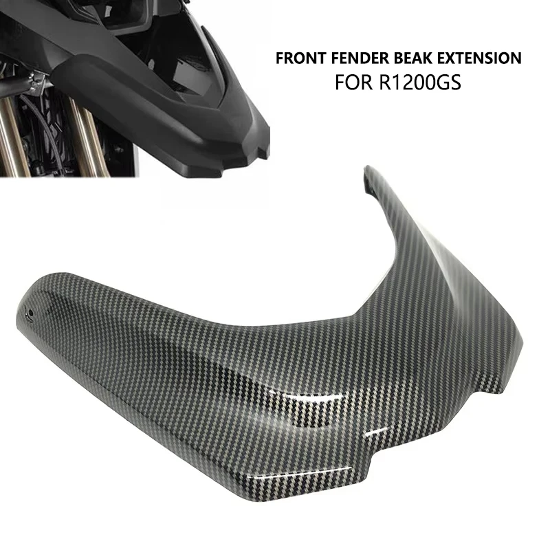 

Carbon Front Fender Beak Extension Wheel Cover Nose Fairing Beak Cowl Protector Guard For BMW R1200GS R 1200 GS LC 2013-2016