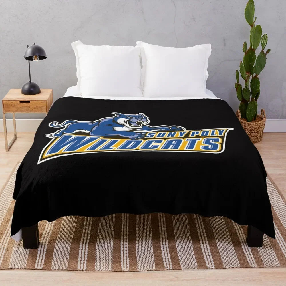 SUNY Polytechnic Institute wild cats Throw Blanket christmas decoration Furrys Soft Beautifuls Blankets