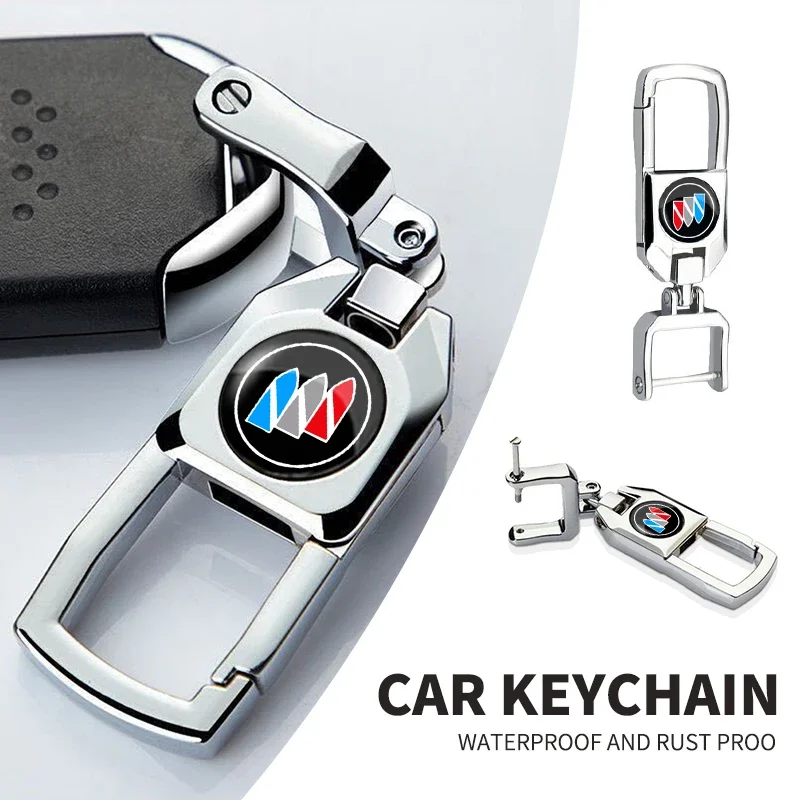 

Car Metal Keychain 3D Emblem Key Ring Accessories For Buick Century Excelle XT Excelle GT LaCrosse royaum Park Avenue Envista