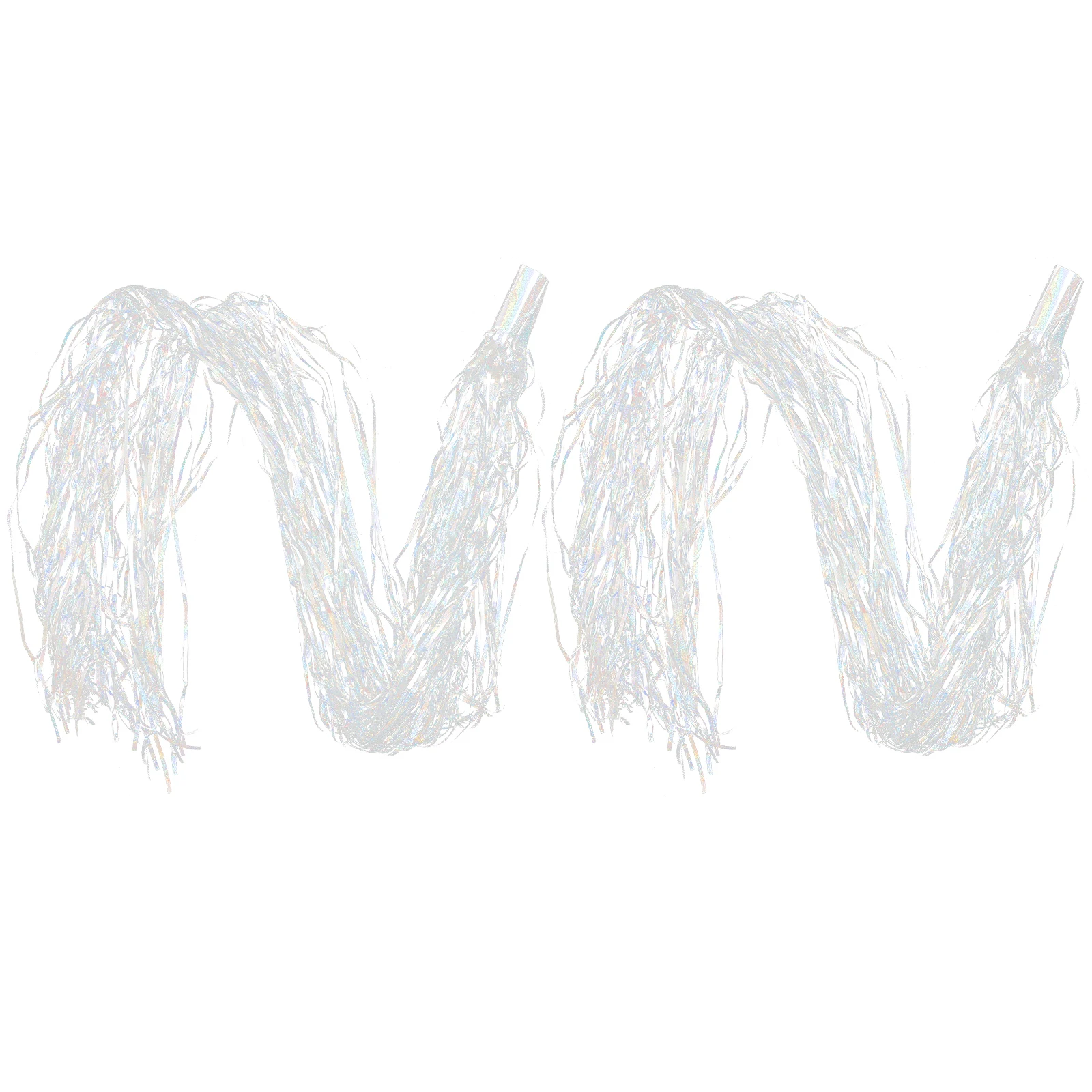 

2pcs 1x2M Silver Fringe Backdrop for Birthday Party Wedding Photo Background Disco Decorations