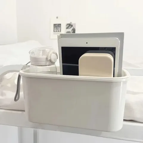 Большая вместительная прикроватная подвесная корзина, не требующая перфорации, полка для хранения в кроватке, ограждение для детских подгузников, стол-коробка, прикроватные подвесные корзины топ 8 подвесная корзина для хранения - №8