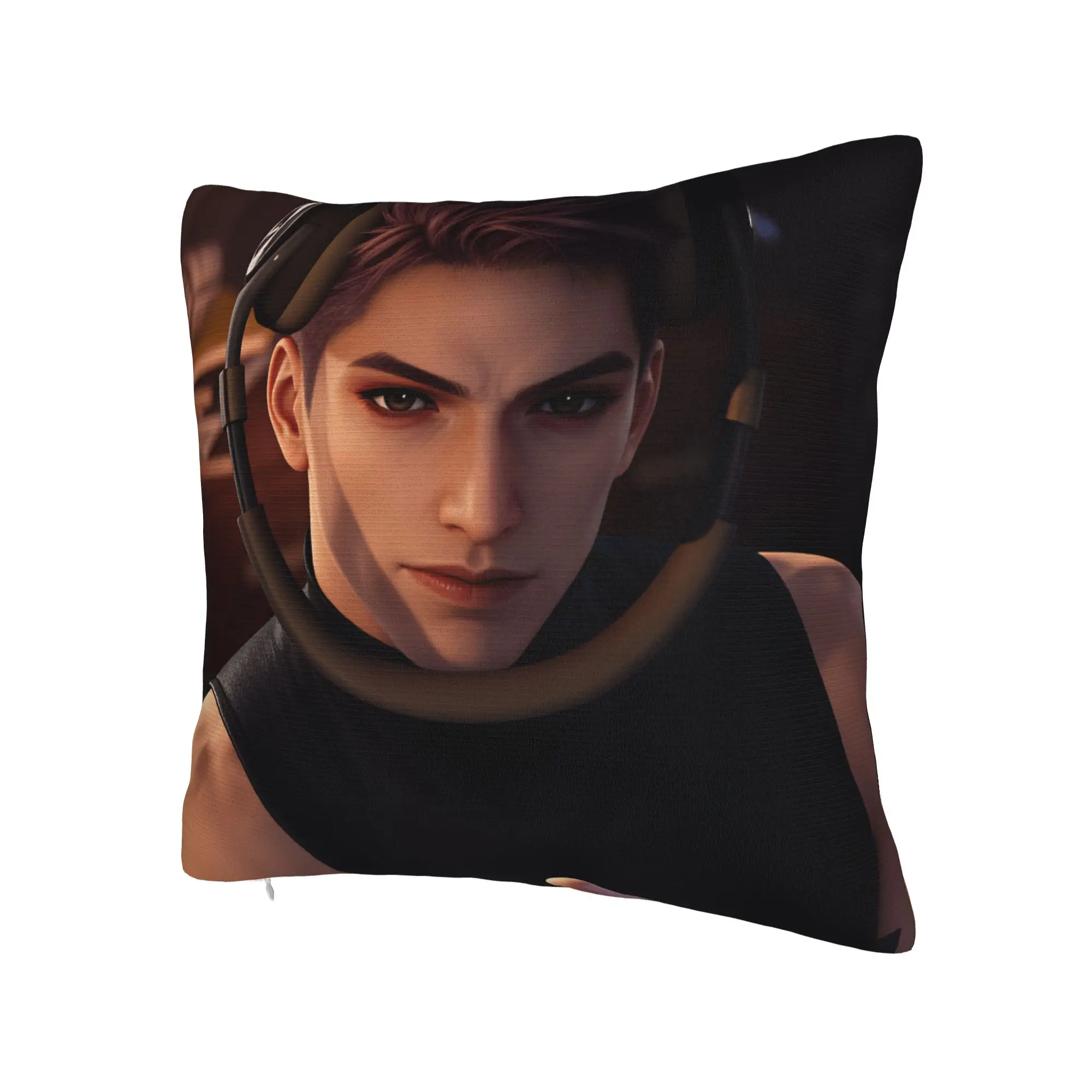V-Valko L-Love and Deepspace Pillow Case  Design Pillow Cover Novelty Pillowcases For Living Room Chair