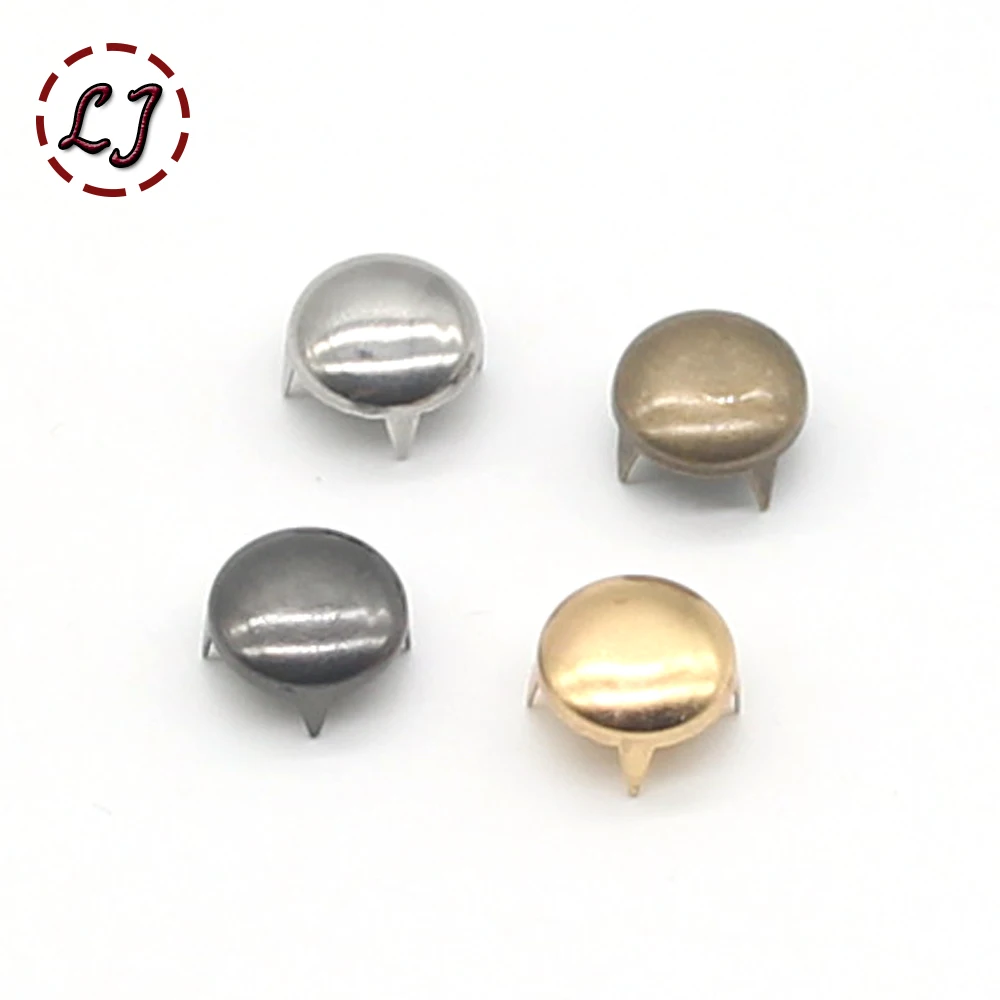 50000pcs 2.5mm Round Copper Dome Rivets Spike Leather Studs Spots Nailhead Punk Rock DIY Leather Craft For Shoes Bag Decoration