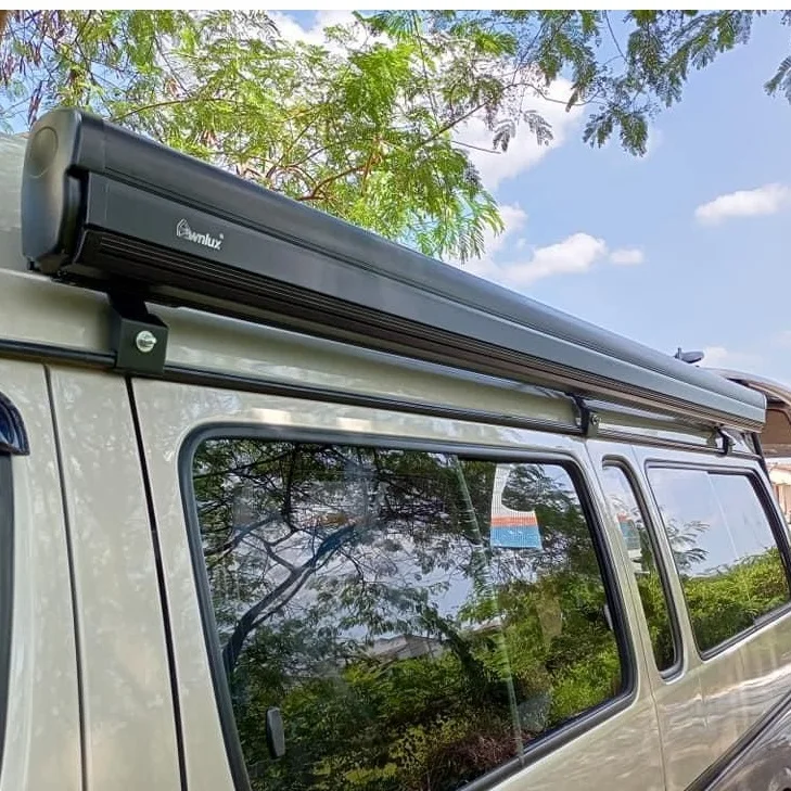 

Wareda High-Stregnth Anti Corrosion Aluminum Case Manual Control Sunshade Caravan RV Awnings