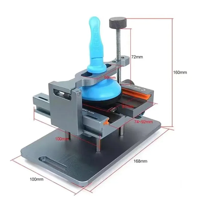 Heat-Free Screen Removal Tool Suitable For Mobile Phone Disassembly Rear Cover Glass Quick Multi-Function Rotating Fixture