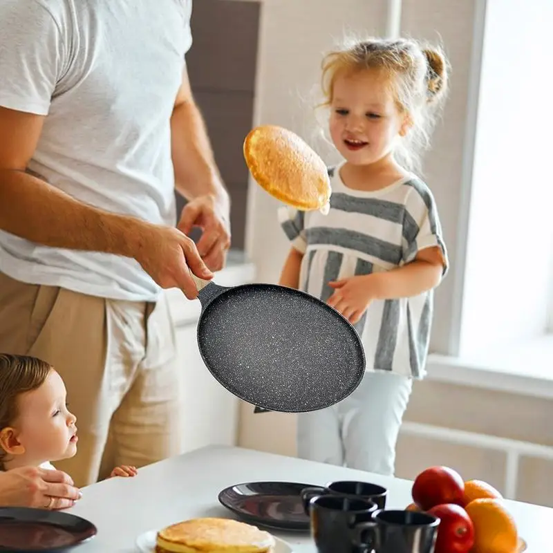 Breakfast Egg Frying Pan Nonstick Egg Burger Pan Frying Non-stick Coating Poached Egg Burger Steak Pan For Induction Hob