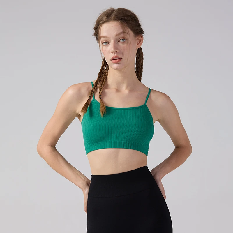 

Tight Sports Yoga Bra for Women Suspenders Corsets Fitness High-elastic Bodysuit Thread Bra Quick-drying Tank Tops Running Wear