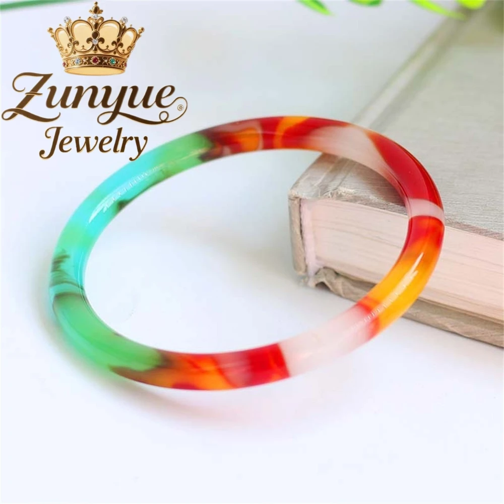 High-End Hetian Golden Thread Jade And Colored Jade Bracelet Fashion Jewelry Best Selling Handicraft Exquisite Elegant Popular