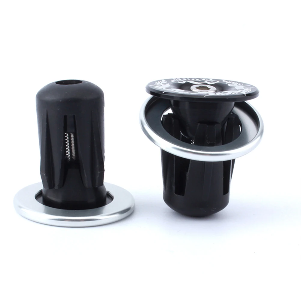 

Lightweight Anodized Bicycle Handlebar End Plugs Precision Cnc Machined Bar End Caps For Most Bikes Including Road Mountain Blue