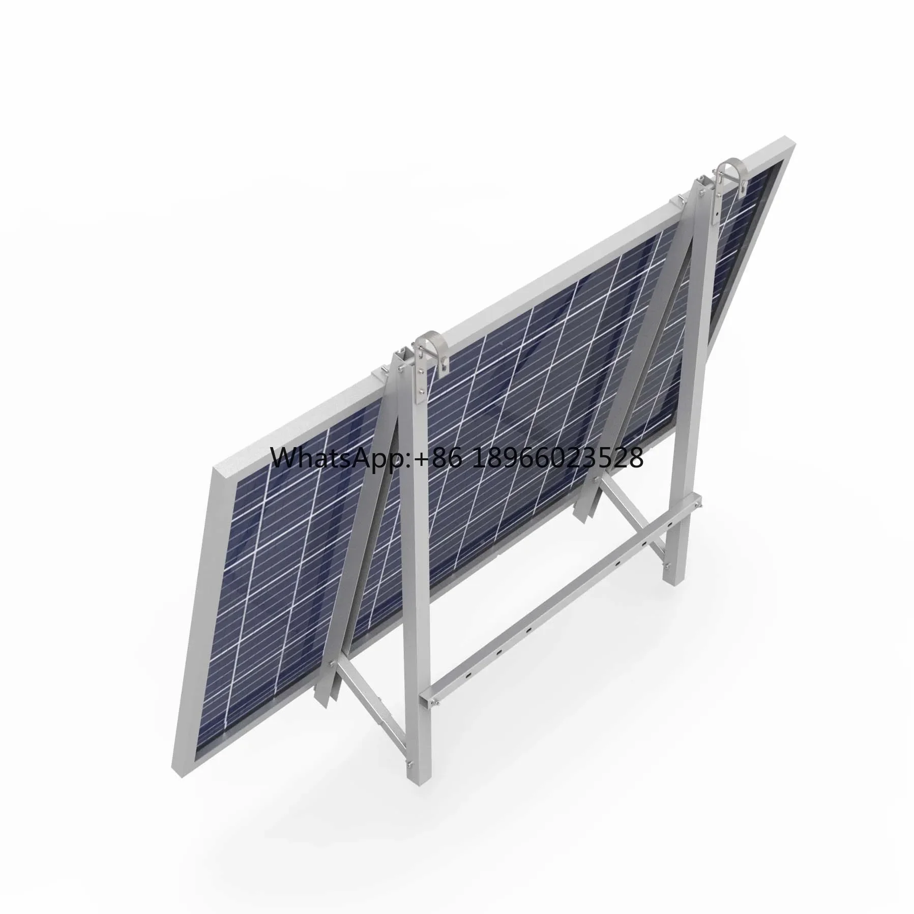 Corrugated Metal Roof Solar Mountings Brackets With Mid End Clamp Mini Roof Rails Solar Structure System