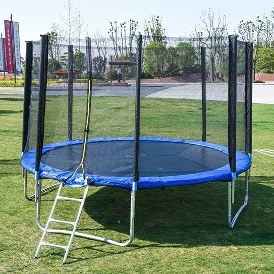 Child Trampolines for Adults With Enclosures Round 5FT 6FT 8FT 10FT 12FT 14FT 16FT Trampoline Outdoor with Safety Net