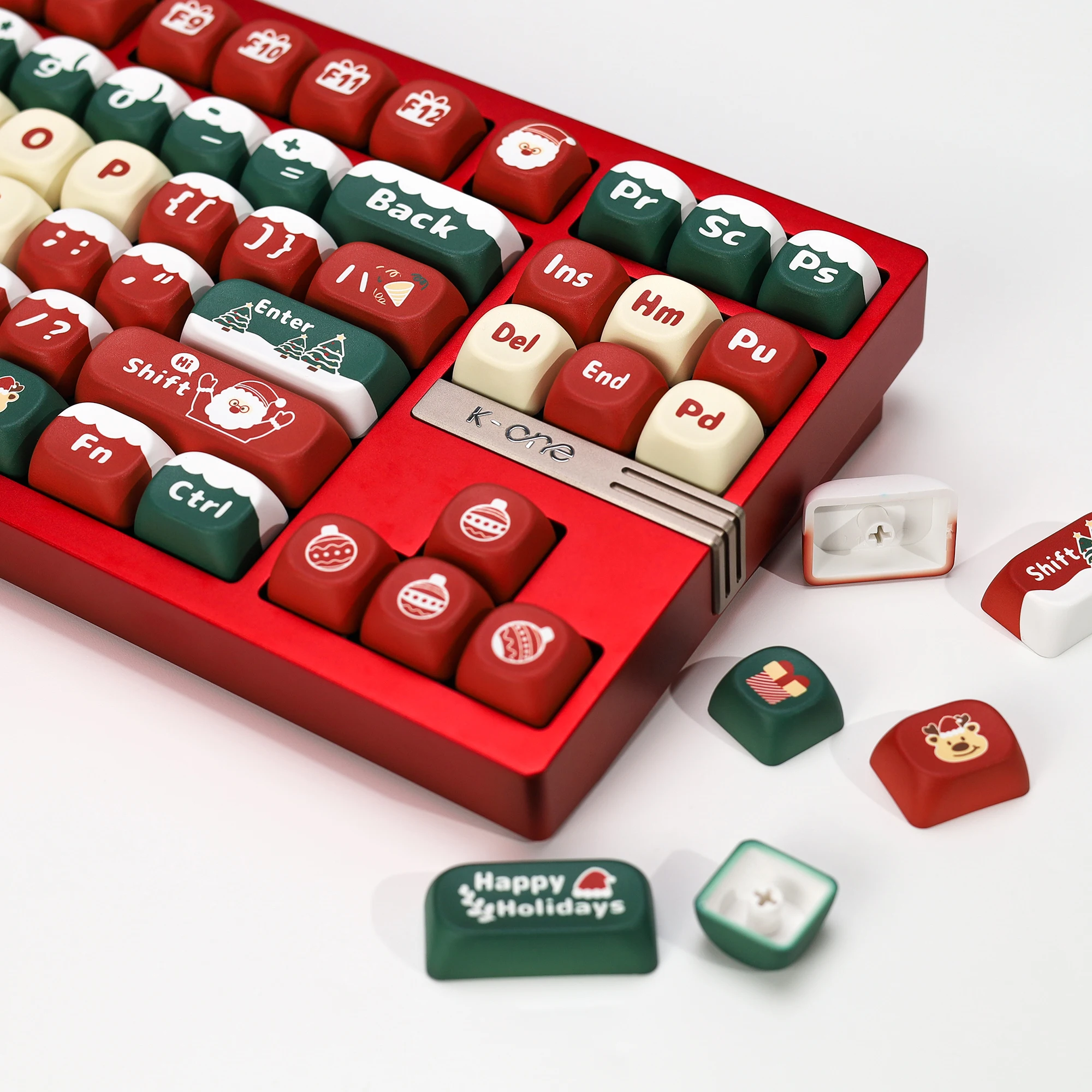 KBDiy Świąteczny Karnawał Klaw – Gaming Accessories Aesthetic recenzja i cena