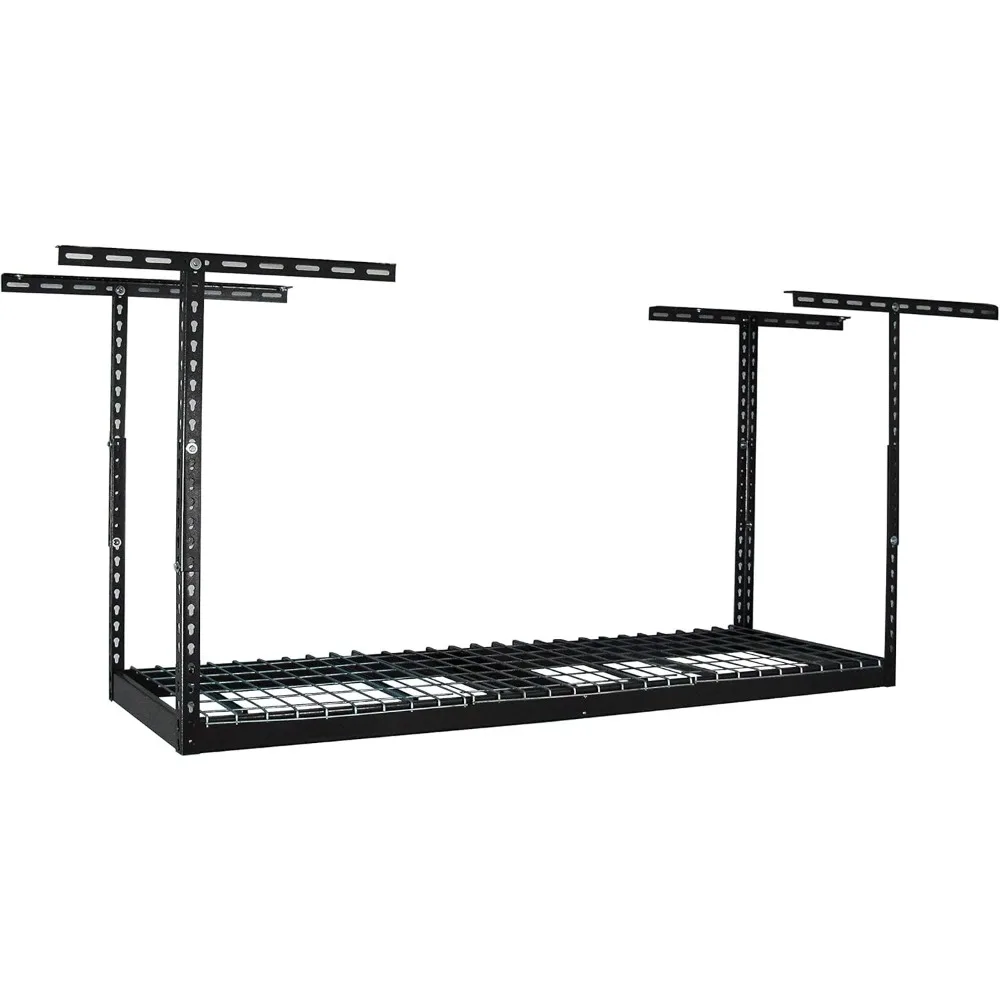 رف تخزين المرآب العلوي 2 × 6 رف سقف لرفوف المرآب والتنظيم والتخزين والتخزين المعلق القابل للتعديل