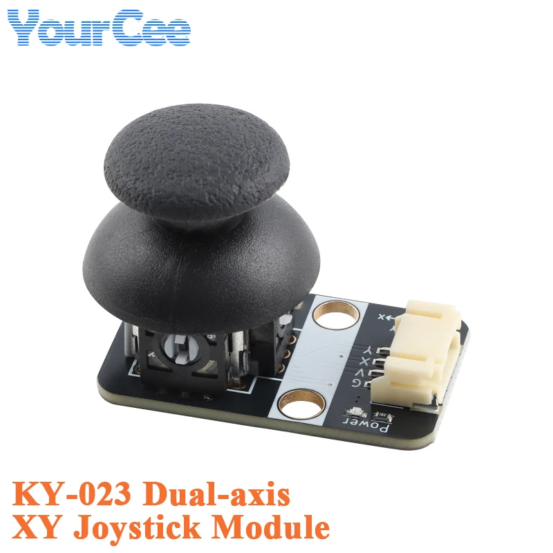 KY-023 ثنائي المحور XY وحدة عصا التحكم PS2 زر لعبة الروك عصا التحكم التحكم رافعة الاستشعار الإلكترونية بنة لاردوينو