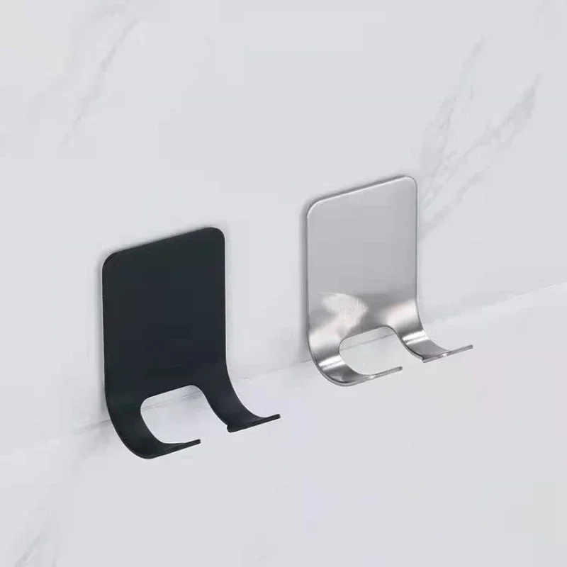 Bathroom Stainless Steel Razor Holder Storage Hook Wall Men Shaving Shaver Shelf Punch Free Razor Rack Accessories Organization