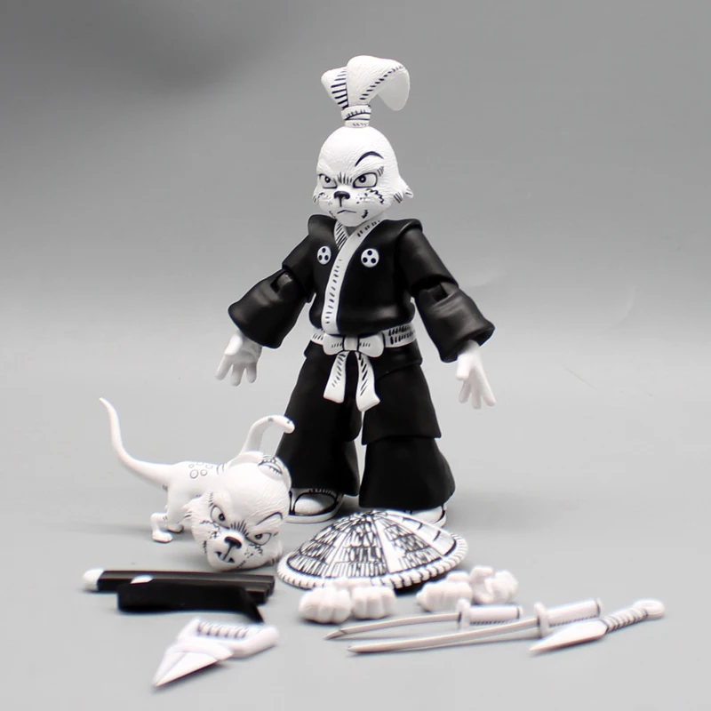 Teenage Mutant Ninja Turtle Usagi Yojimbo Miyamoto Usagi Action Figure NECA Figuras Manga Figurine Toys Model Ornaments Original