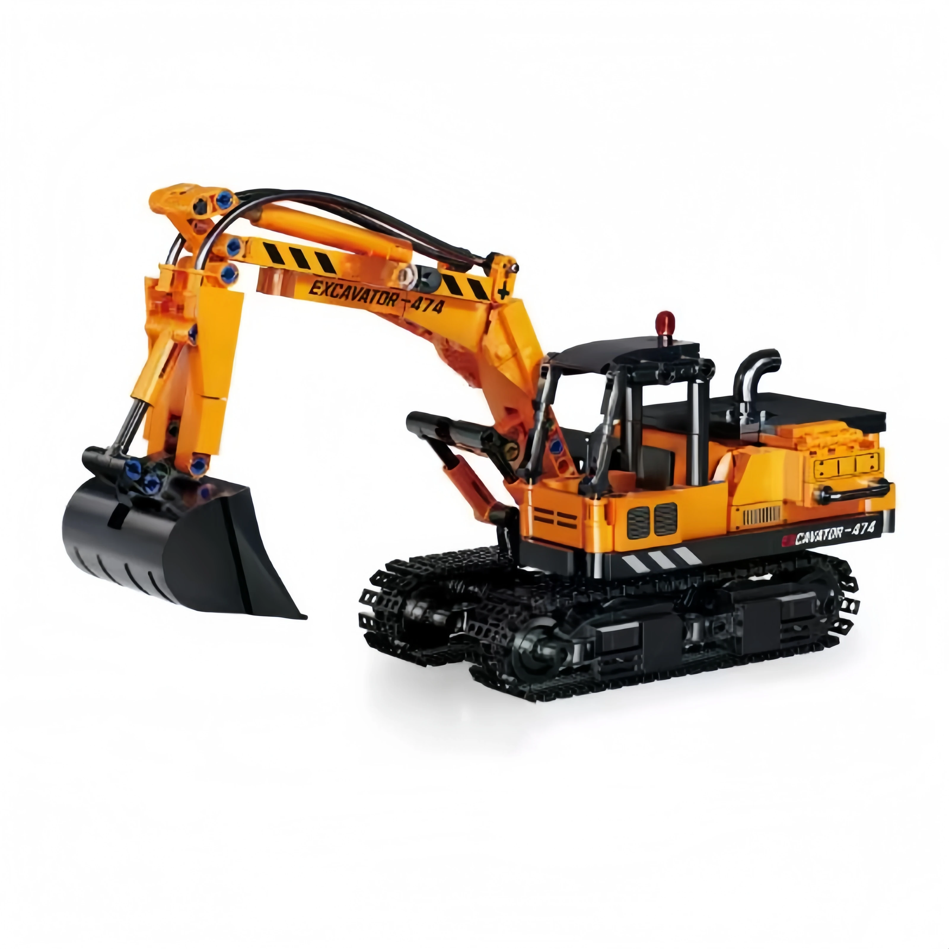 

City Construction Vehicle Building Block Model Excavator Assembly Gift