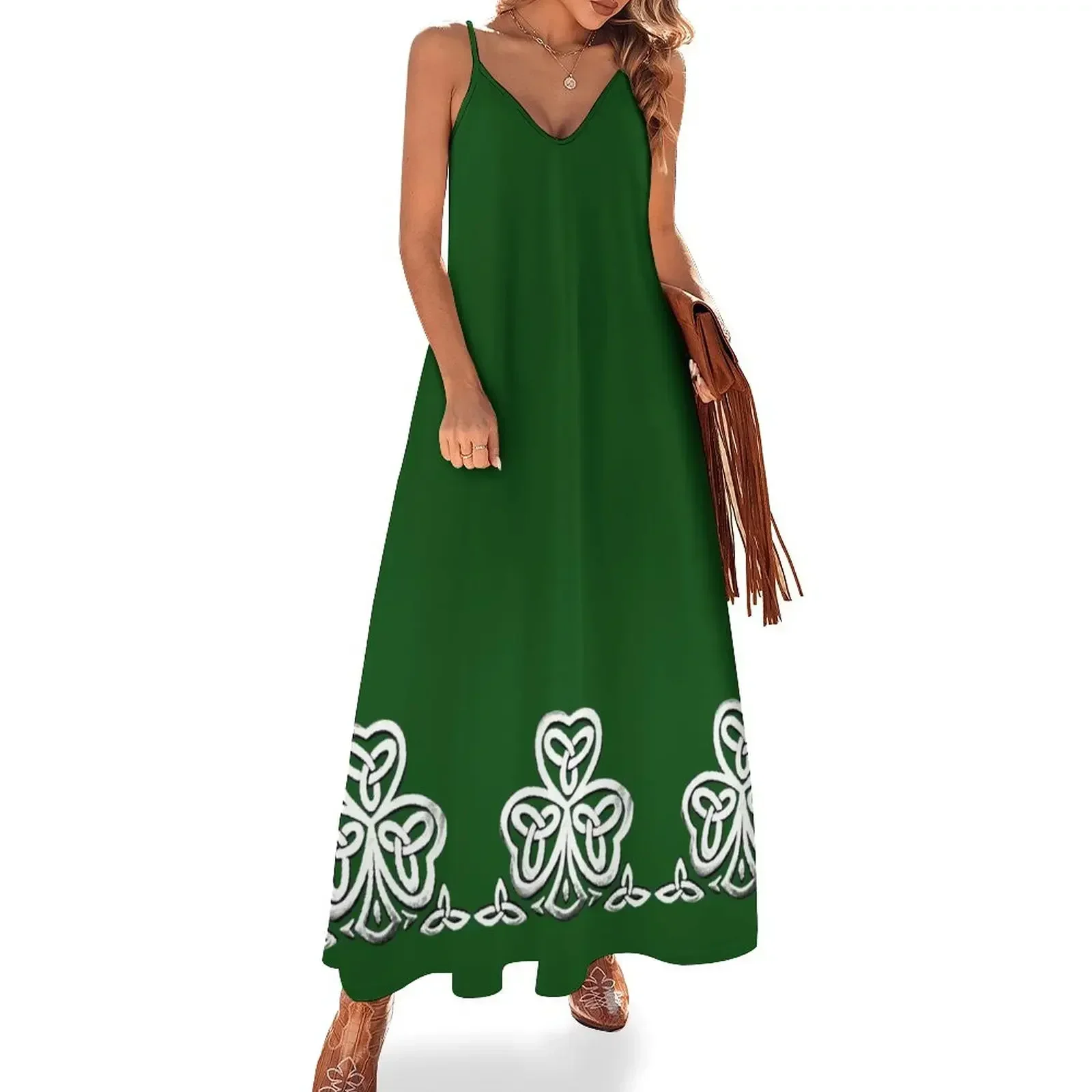 

celtic shamrock Sleeveless Dress sexy dress women long dresses luxury evening dresses for women 2025 Dress