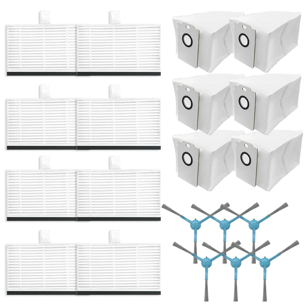 Filters Dust Bags Side Brushes Kit For Conga 9990 AI  For Conga 9590 / For Conga 10090 AI Spin Vacuum Cleaner Accessories ﻿