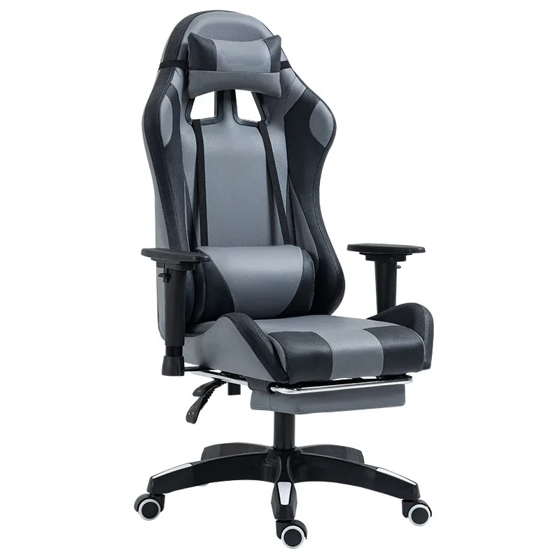 Customized Logo High Back Sillas Gamer Computer Racing Chair Height Adjustable Ergonomic Gaming Chair with Footrest