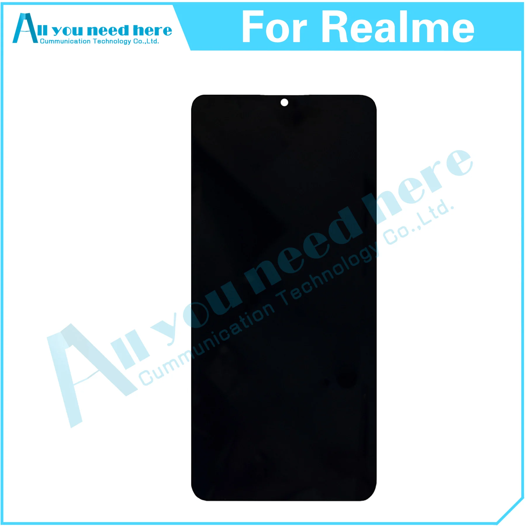 100% Test For Realme C11 C12 C15 RMX2185 RMX2189 RMX2180 LCD Display Touch Screen Digitizer Assembly Repair Parts Replacement