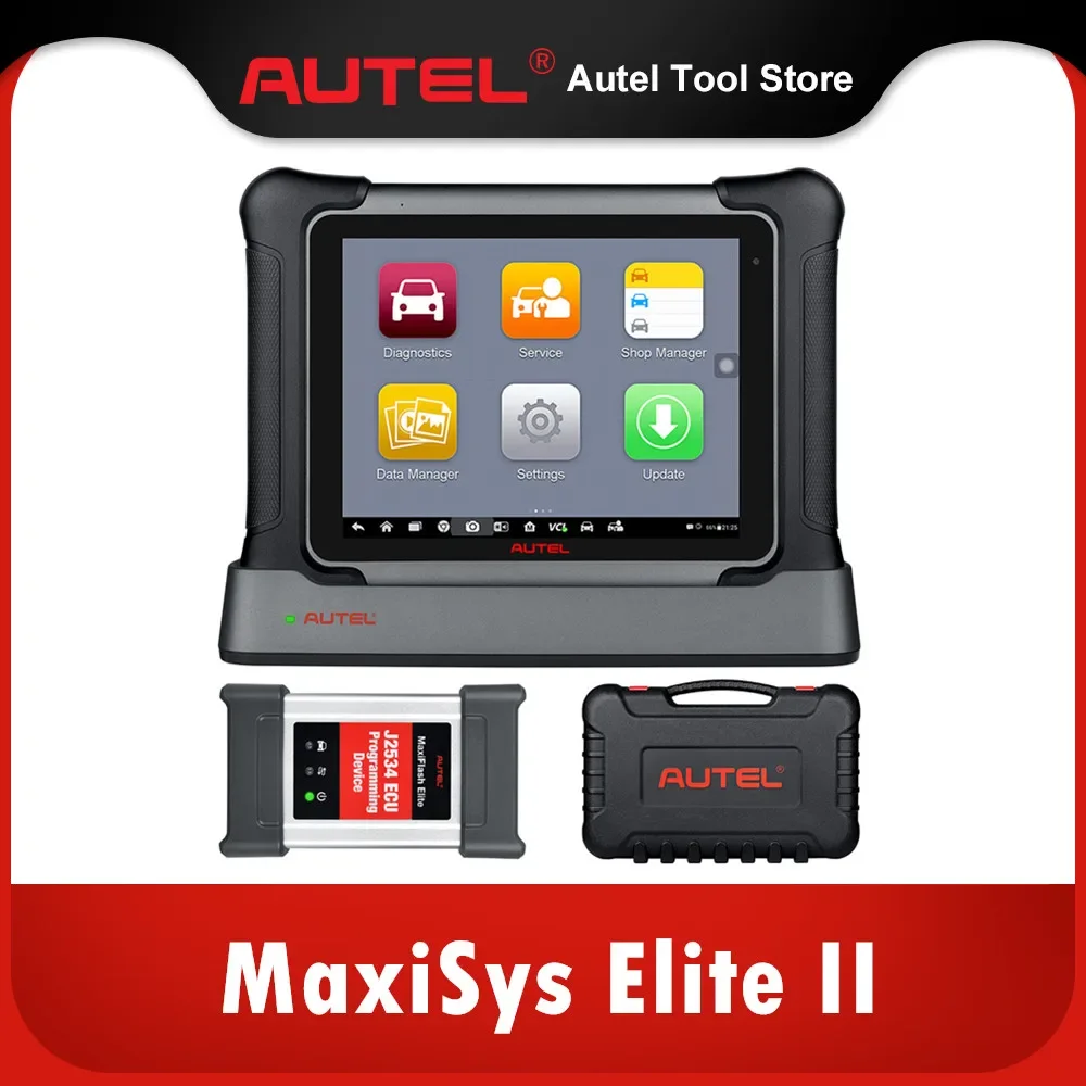 Autel Maxisys Elite II Automotive Diagnostic Tool Support Bi-Directional Control and J2534 ECU Programming