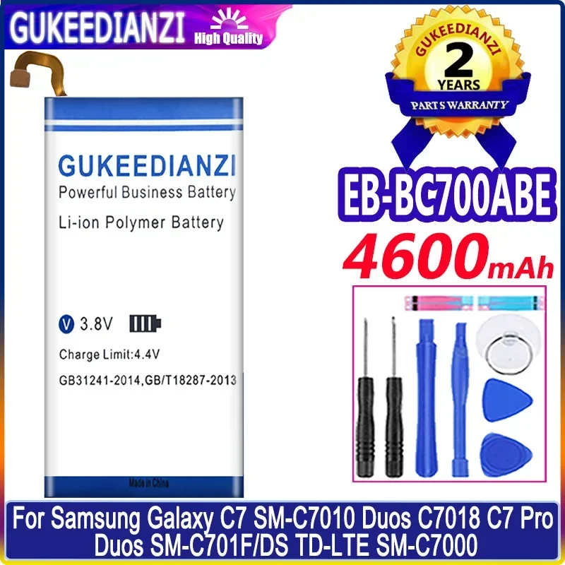 

Аккумулятор EB-BC700ABE 4600 мАч для Samsung Galaxy C7 C 7 SM-C7010 Duos C7018 C7 Pro Duos SM-C701F/DS TD-LTE SM-C7000