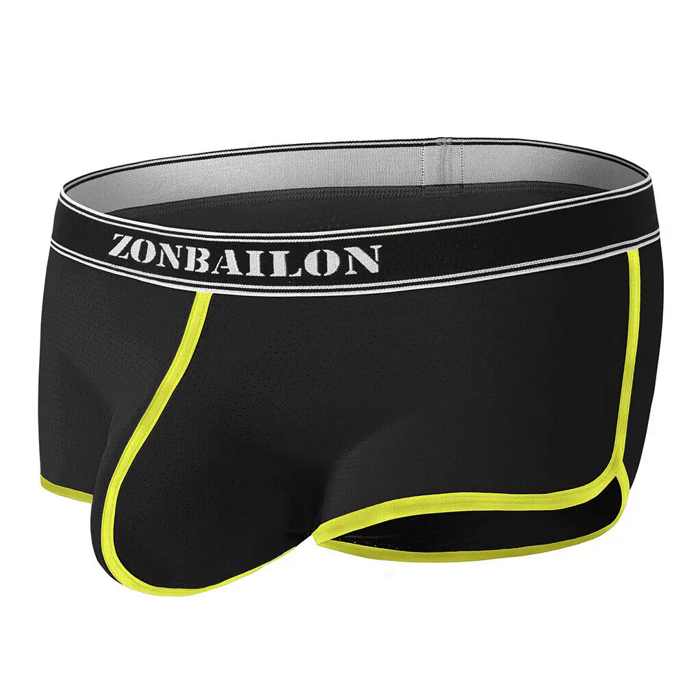 ZONBAILON Mens Comfortable Trunks Underwear Breathable Short Boxers