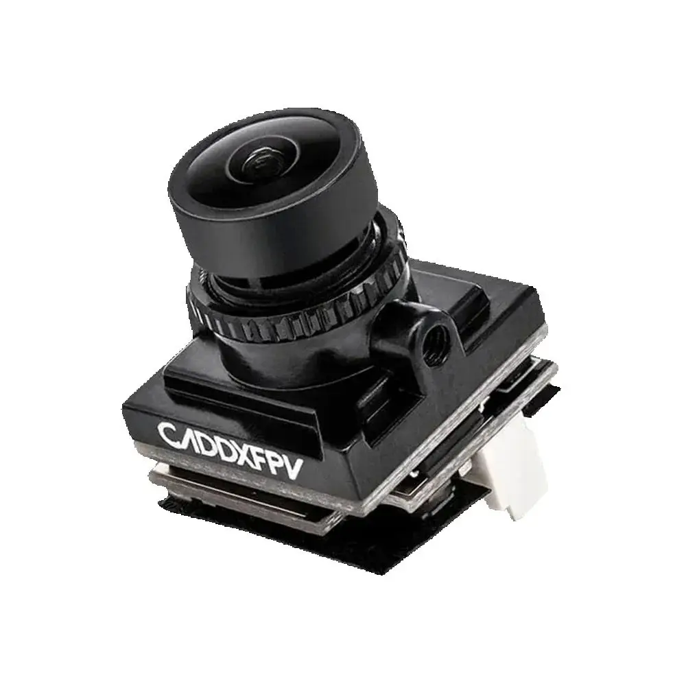 CADDX Cámara FPV Baby Ratel 2 Nano Starlight 1200TVL 165 °   NTSC/PAL de baja latencia FOV ancha para piezas de bricolaje de drones de carreras de estilo libre RC