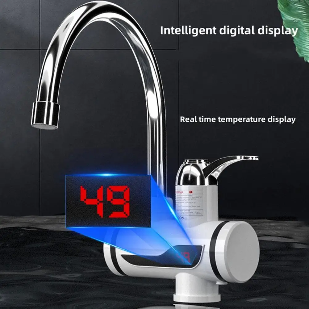 Quick Heating Tap Water Heater Instant Heating Water Heater Kitchen Hot Water Faucet Heater 220V Heating Faucet