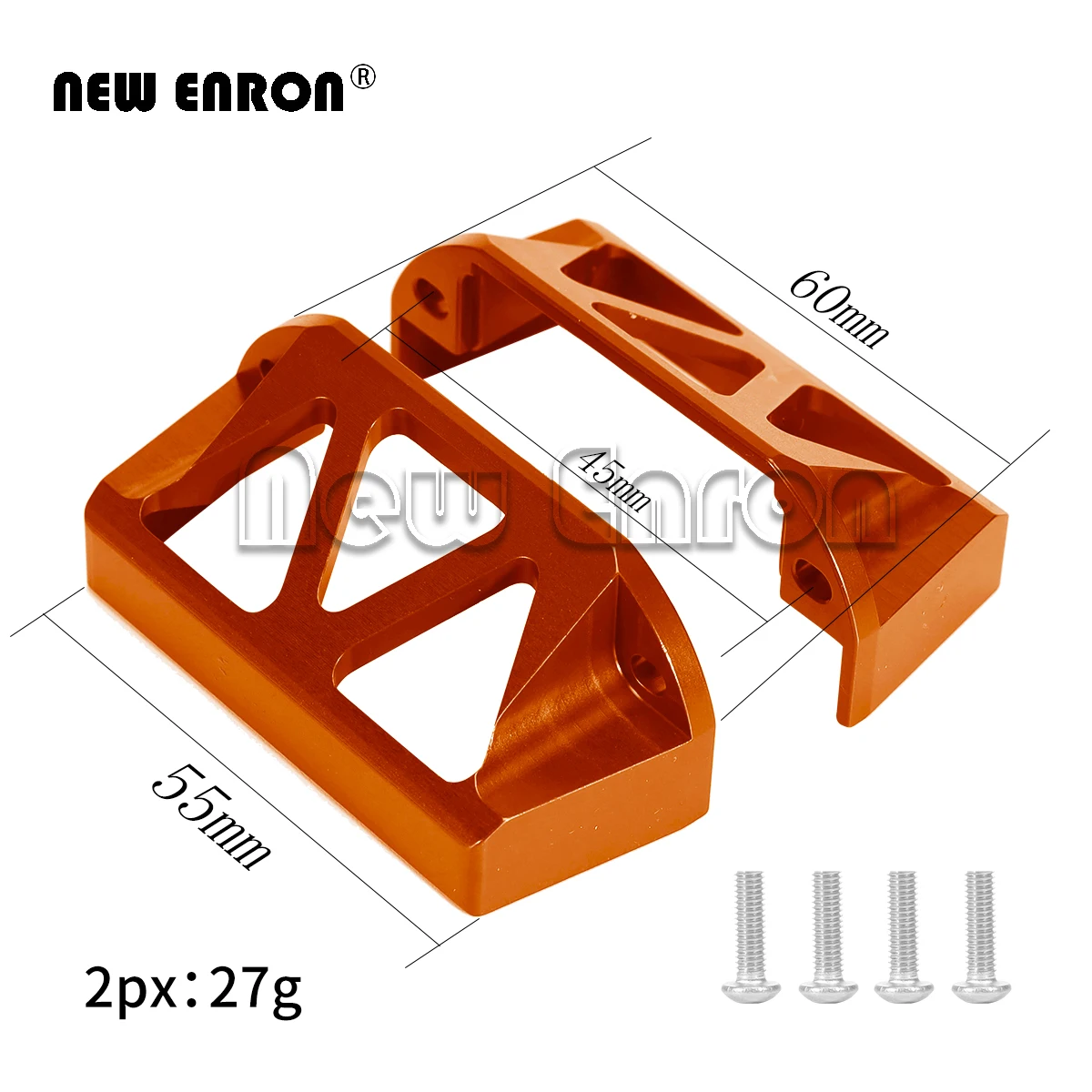 NEW ENRON #5315 1/10 2Pcs Aluminum Steering Servo Guards Protector For RC CAR Traxxas E-Revo Revo 2.0 VXL Summit Slayer Pro 4x4