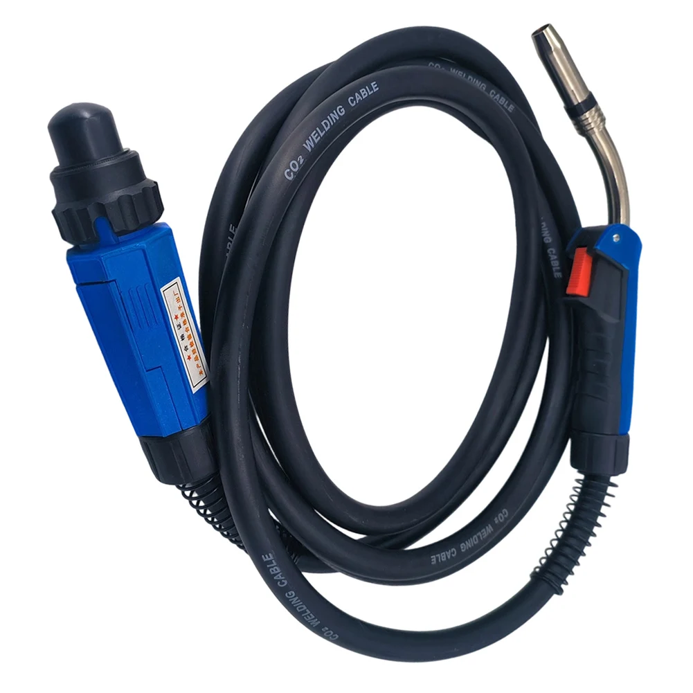 Palnik spawalniczy MIG 24KD chłodzony powietrzem, 250 A, z szybkozłączką Euro, 15 stóp/5 m, dla profesjonalnych producentów metalu, rok 2025.