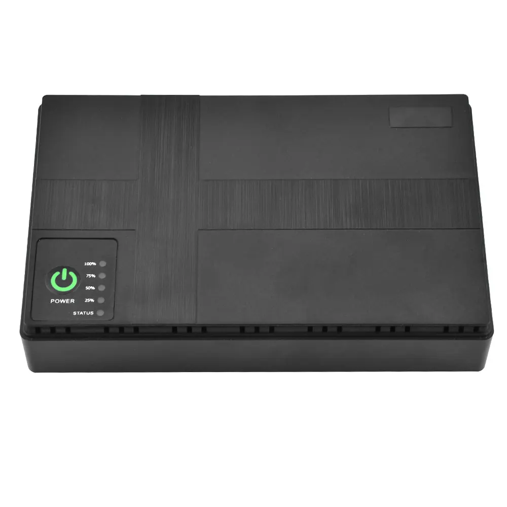 Imagem -05 - Power Adapter Uninterruptible Power Supply Ups Router Optical Cat Built-in ue Fonte de Alimentação de Backup 10400mah 5v 9v 12v dc