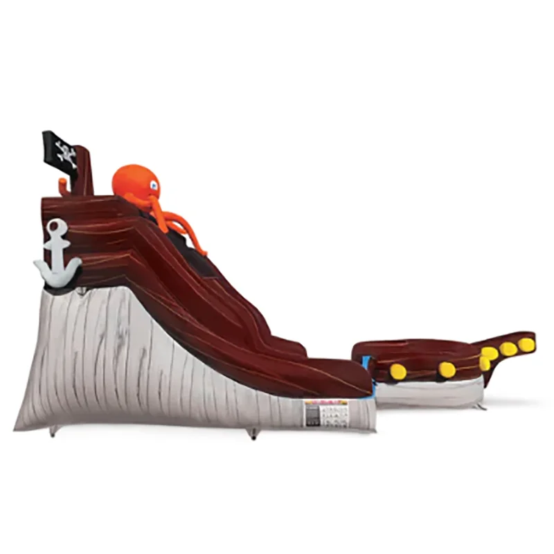 

Inflatable Pirate Cove Water slide with Pool