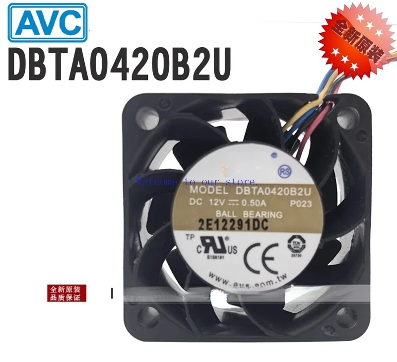 

Для DBTA0420B2U абсолютно новый AVC 4020 12 В 0,50 А 4 см 4-проводной ШИМ-контроль скорости охлаждающий вентилятор