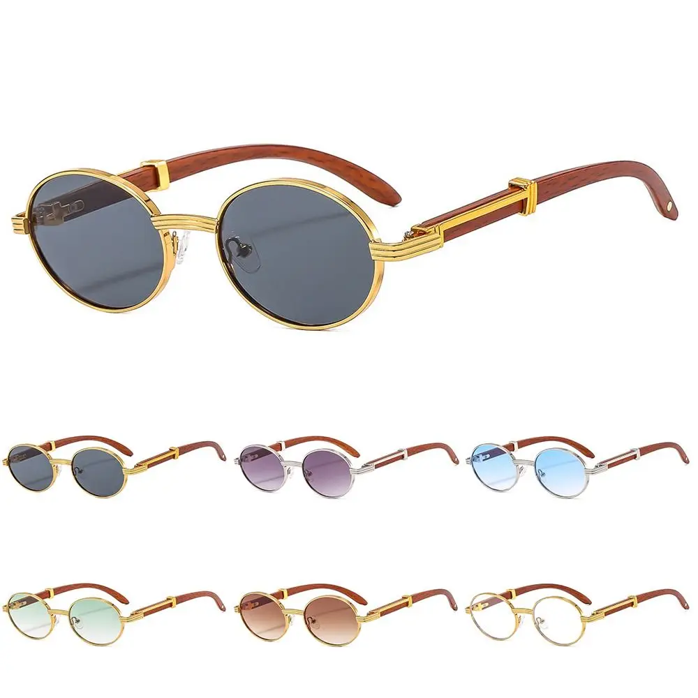 

Classic Vintage Round Sunglasses Fashion Small Frame Luxury Punk Sunglasses Trendy UV400 Shades for Women & Men