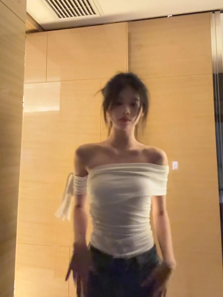 Pure Desire Spicy Girl Strap Vest Women Summer 2025 New Outerwear oulderl T-irt High-End Feeling  Top