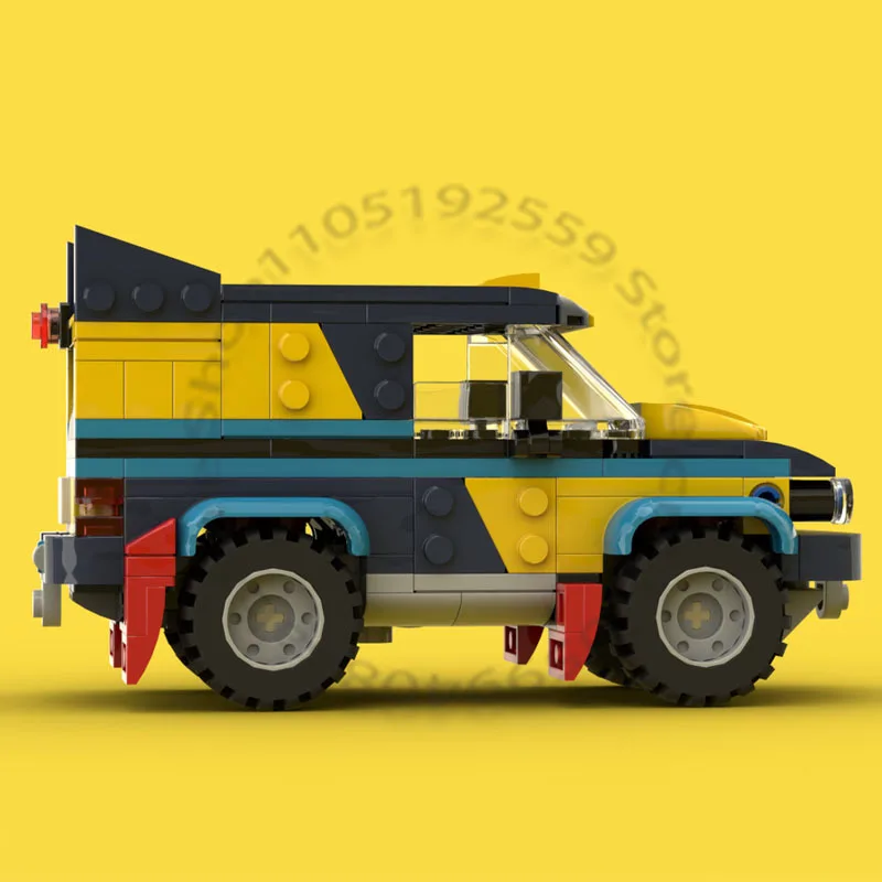 294 PCS Transport Car Rally Raid 4x4 Evolution MOC Customize Modular Building Block Educational Brick DIY Toy Christmas Gift