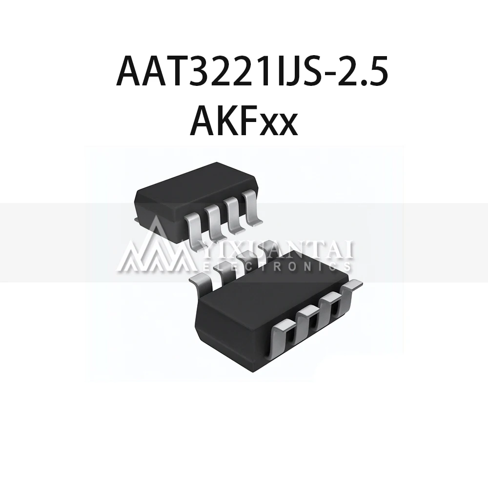 

10 шт./лот AAT3221IJS-2.5-T1 AAT3221IJS-2.5 Маркировка AKFxx【IC REG LINEAR 2.5V 150MA 8SC70JW】Новый и оригинальный